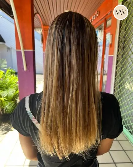 Ombré blond, dégradé de racines — Salon MW Coiffure, Saint-Gilles-les-Bains, La Réunion