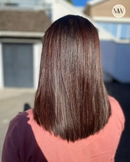 Patine chocolat, brushing naturel — Salon MW Coiffure, Saint-Gilles-les-Bains, La Réunion